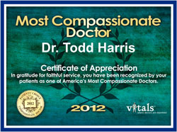Dr. Harris Compassionate Doctor 2012