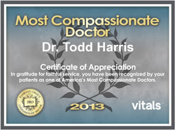 Dr. Harris Compassionate Doctor 2013